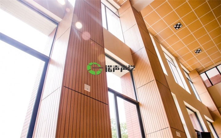 學校聲學設計-槽木吸音板1